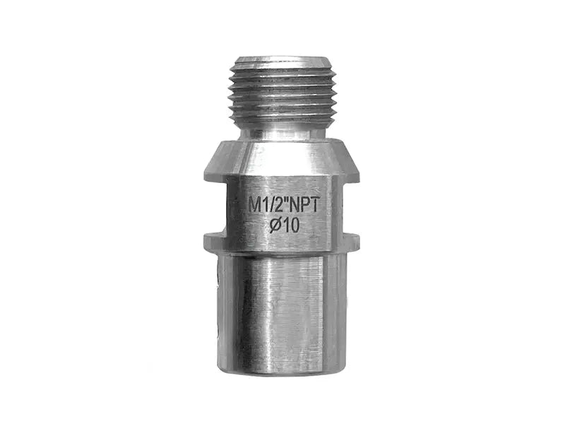 Aardwolf Water Swivel Adapter WSDA01 – M 1/2 in. NPT to Ø10 Core Bit Fitting