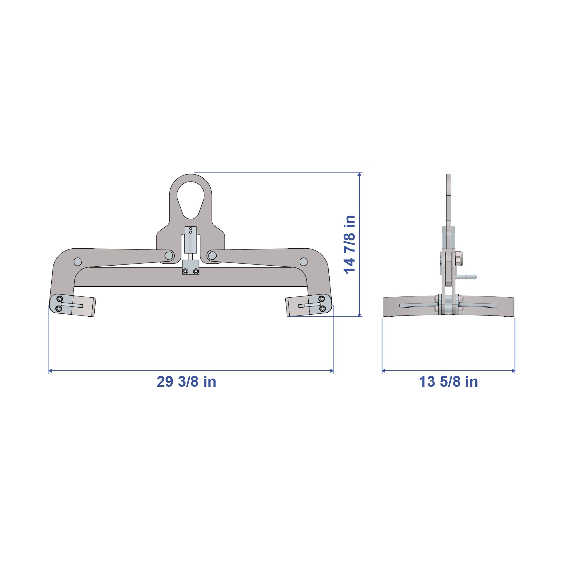 Aardwolf Drum Clamp ADC572 – 1,102 lb Working Load Limit, Automatic Vertical Lift