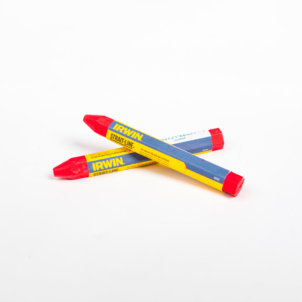 CRAYON RED IRWIN STRAIT-LINE 12 per box