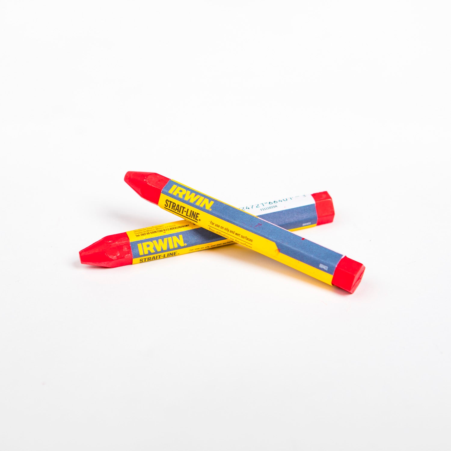 CRAYON RED IRWIN STRAIT-LINE 12 per box
