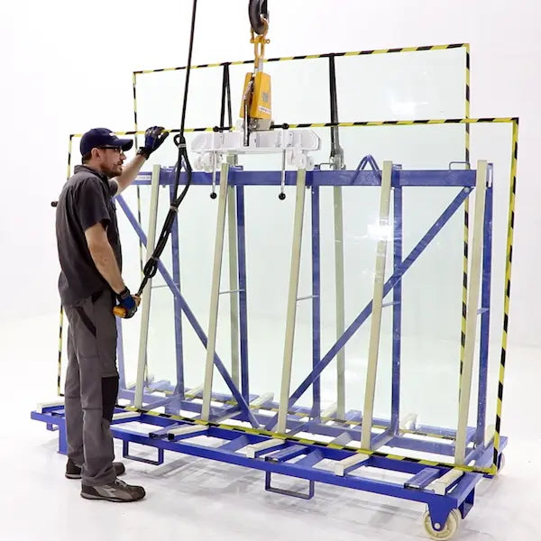 Aardwolf Glass Lifter AGL32 – 1/8 in. to 1-1/4 in. Grip, Self-Adjusting Mechanical Clamp