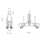 Aardwolf Glass Lifter AGL32 – 1/8 in. to 1-1/4 in. Grip, Self-Adjusting Mechanical Clamp