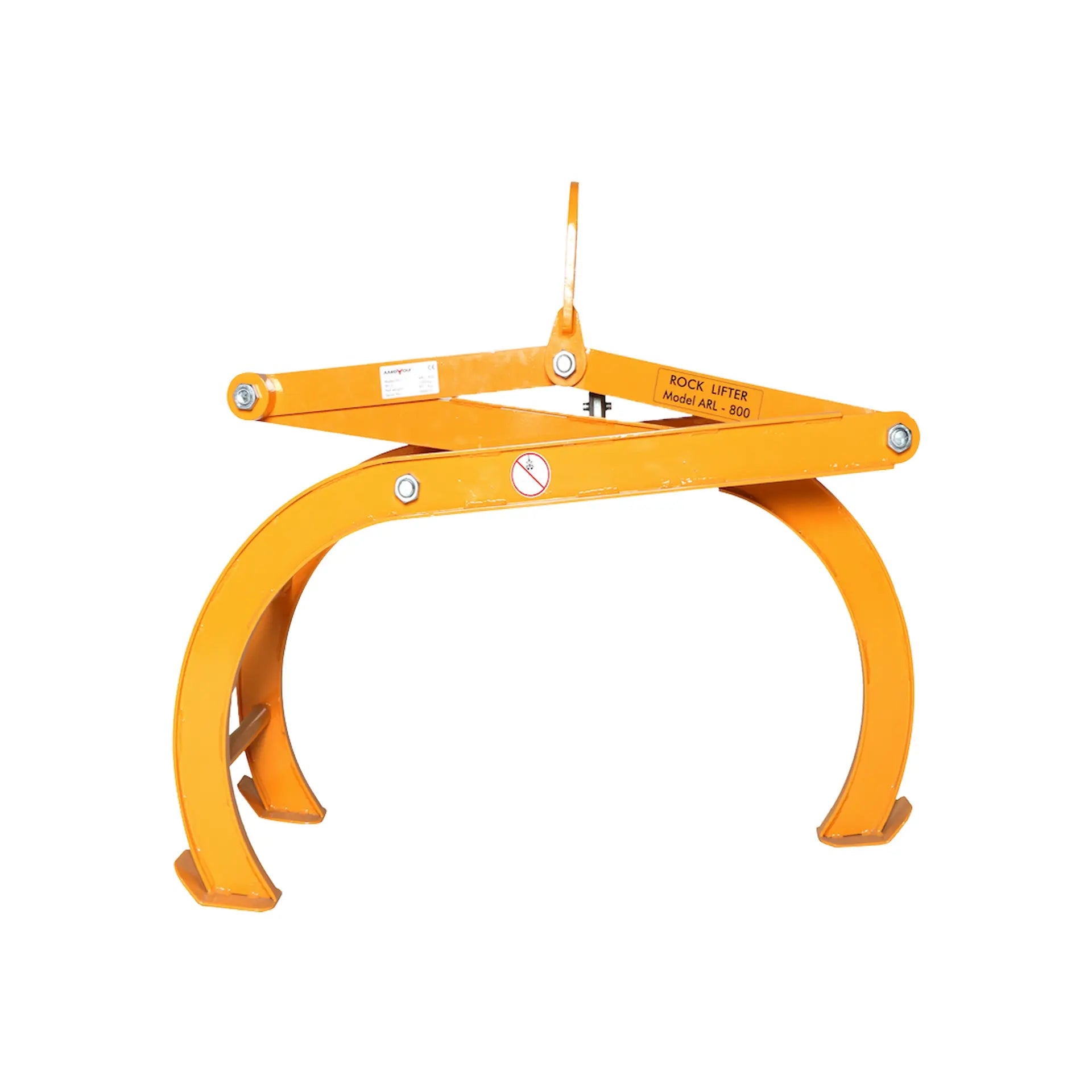 Aardwolf Rock Lifter Grapple ARL-800 – 14 in. to 31 in. Grip for Boulders and Stone