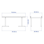 Aardwolf Trestle AT765W – 32.4 in. High Wide-Rail Stand with 39.7 in. Support