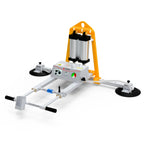Aardwolf Vacuum Glass Lifter AVGLP2-200 – Two-Pad Pneumatic 441 lb Panel Handler