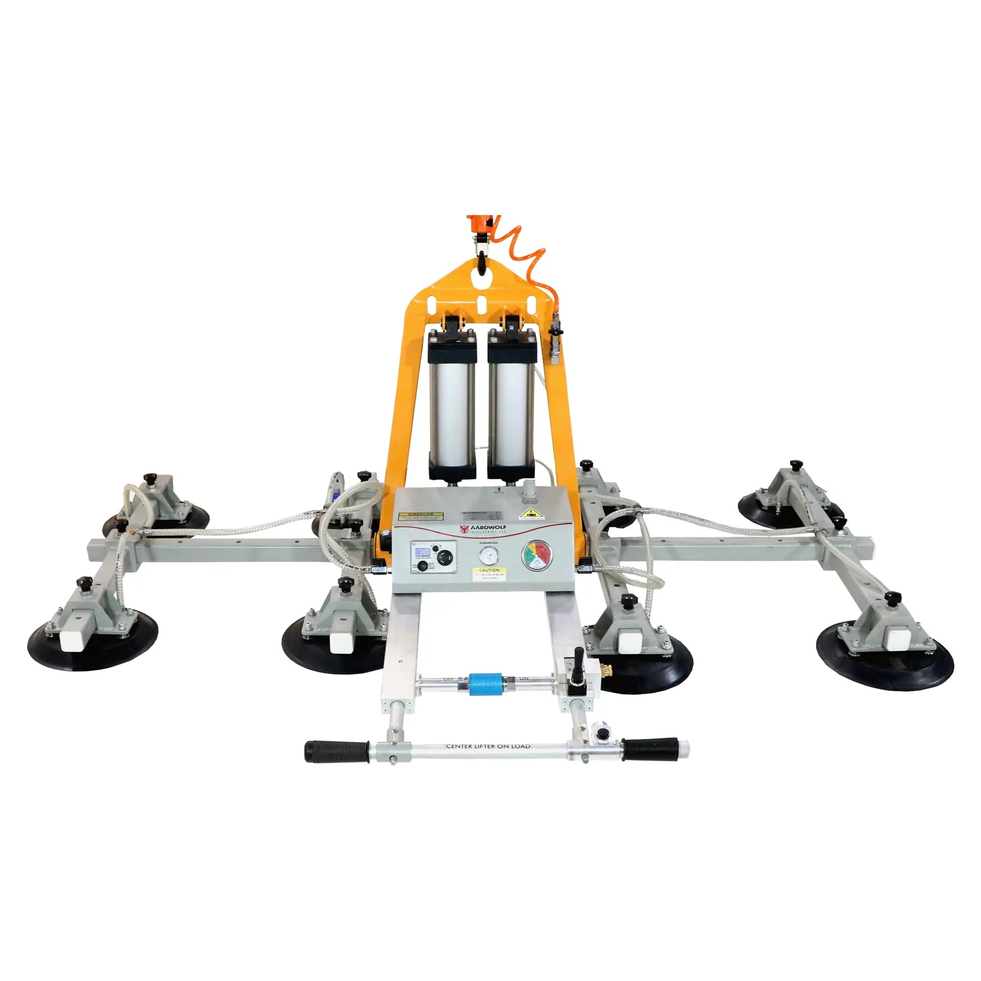 Aardwolf Vacuum Glass Lifter AVGLP8-800 – Eight-Pad 1,764 lb Panel Handler