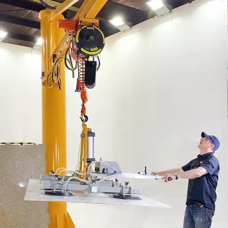 Aardwolf Vacuum Glass Lifter AVGLP8-800 – Eight-Pad 1,764 lb Panel Handler