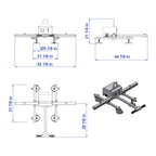 Aardwolf Vacuum Lifter AVLB4 – Battery Four-Pad 353 lb Lift with Loss Alarm