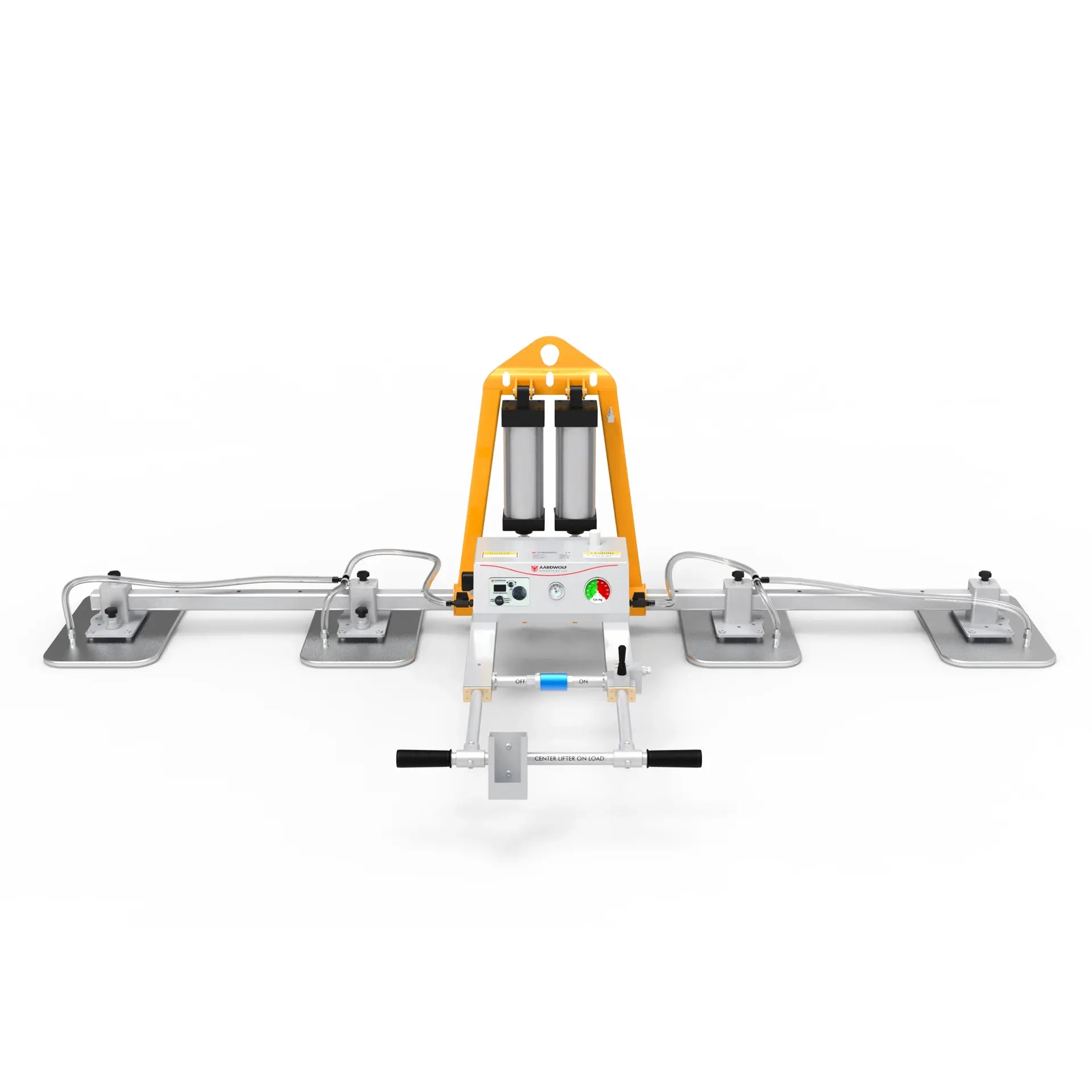 Aardwolf Vacuum Lifter AVLP4-500L – Long Four-Pad 1,102 lb Pneumatic Slab Lift