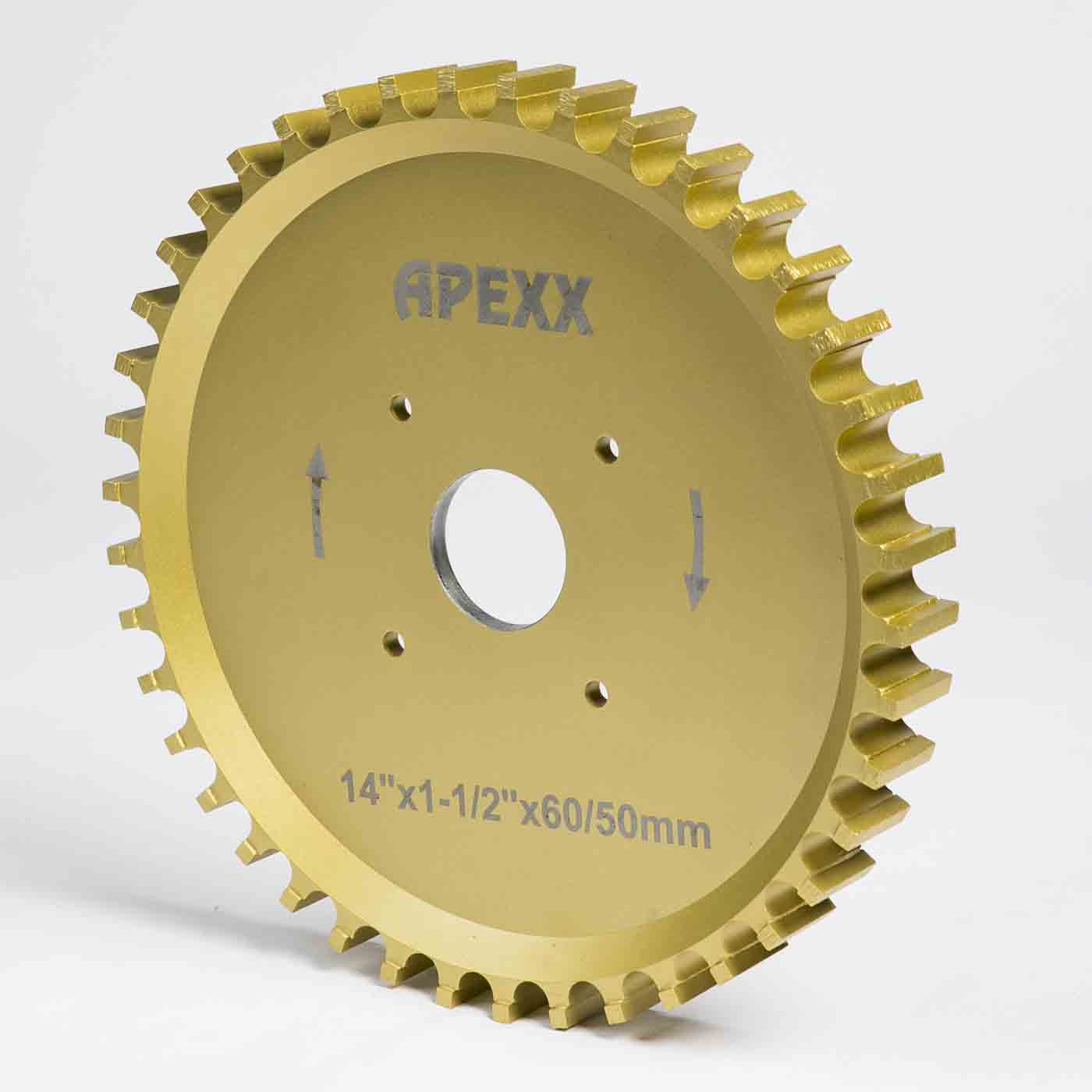 MILLING WHEEL STEEL CORE 14 X 1-1/2