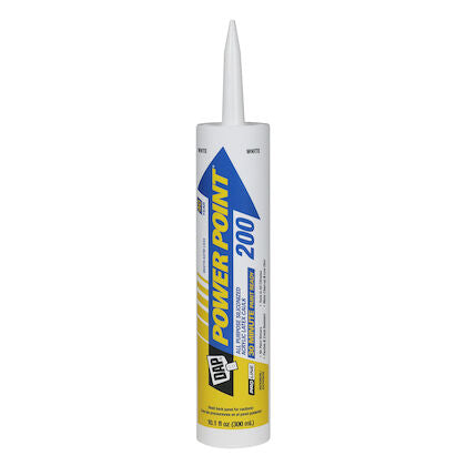 DAP Powerpoint 200 White Acrylic Latex Caulking - White