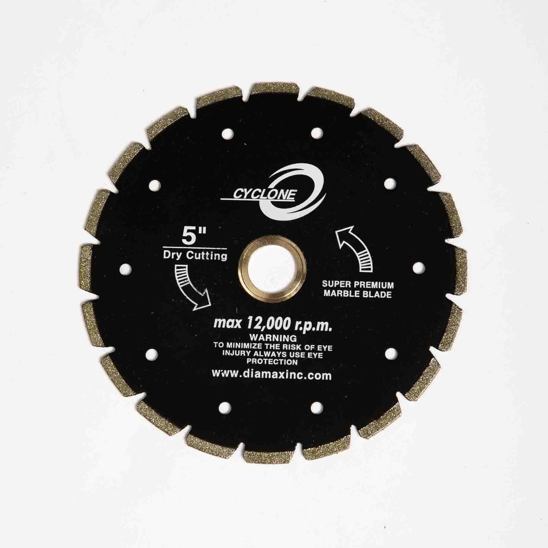 BLADE 5IN MARBLE ELECTROPLATED CYCLONE