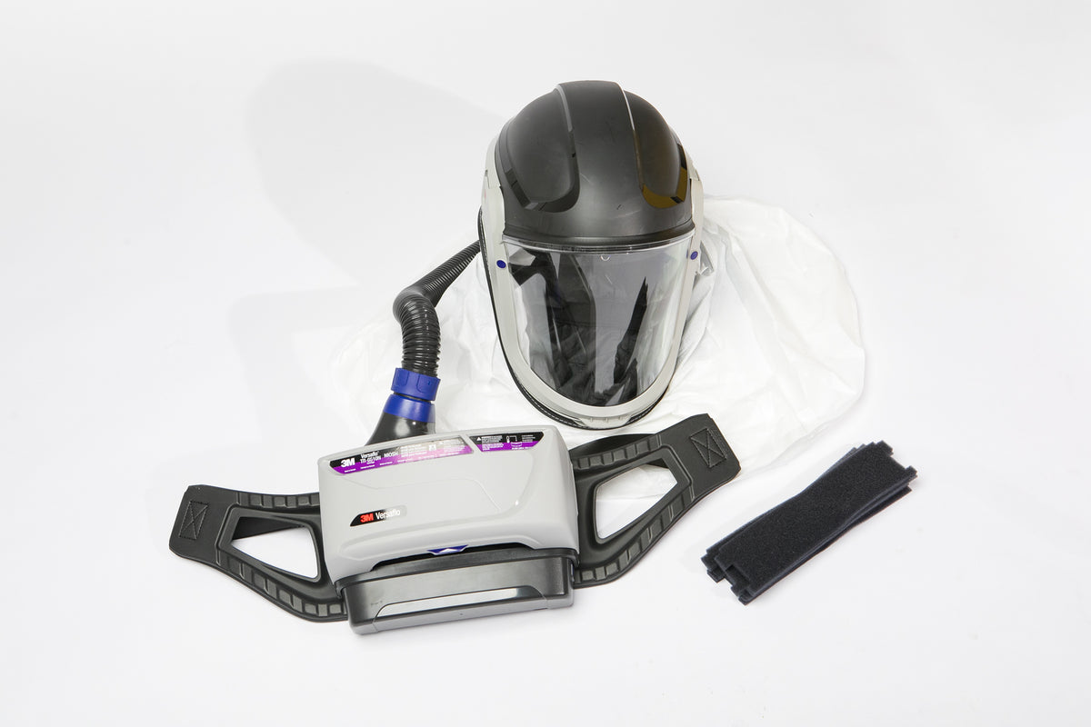 3M Versaflo TR-600 PAPR Kit – M-405 Hard Hat Helmet, TR-617N Blower Assembly & Charger