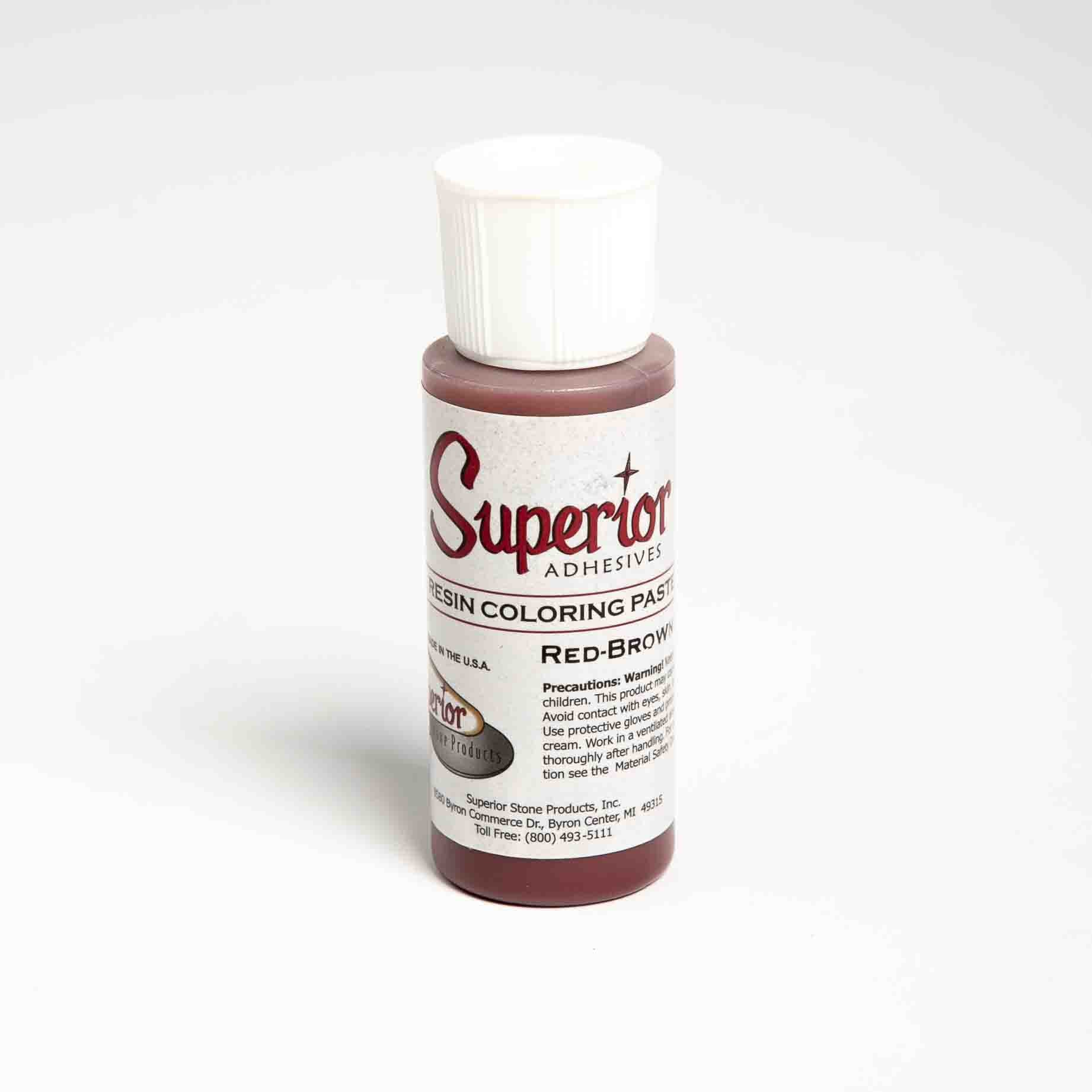 COLORING PASTE 2 OZ RED BROWN SUPERIOR