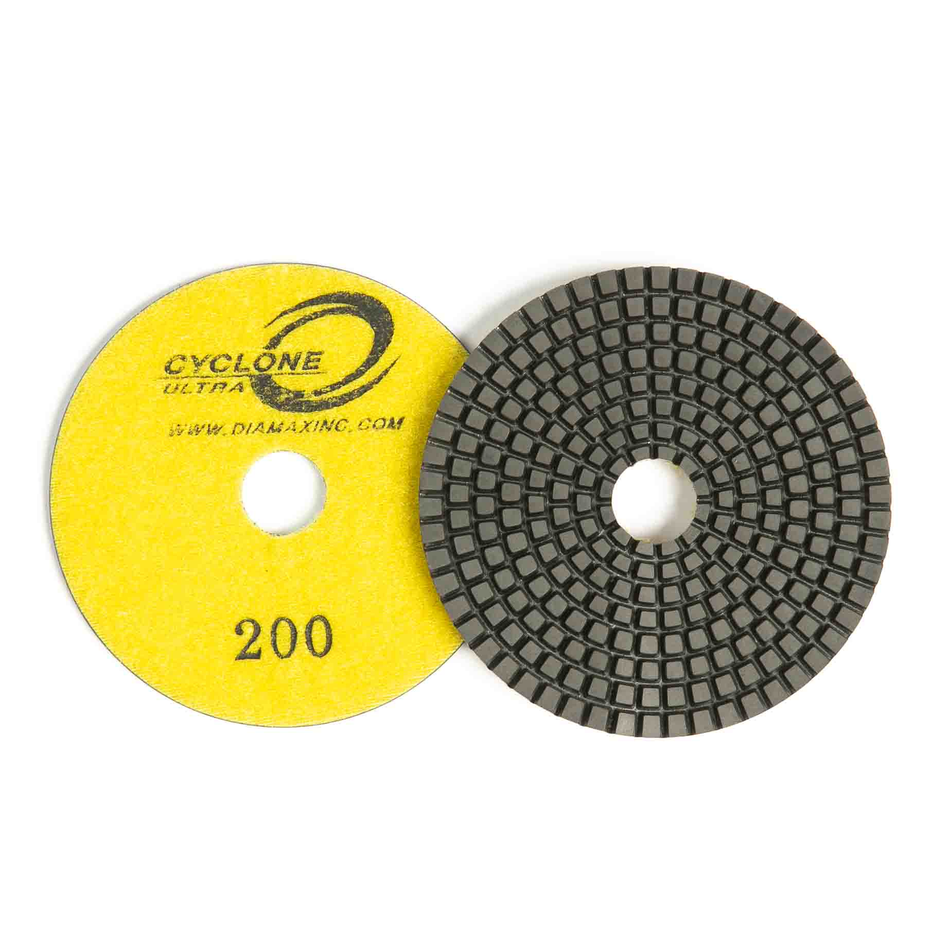 CYCLONE ULTRA POLISHING PAD WET - 4IN