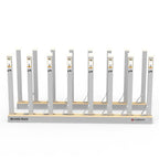 Aardwolf Bundle Rack Kit – 9 ft. 10 in. Rails with Eight 47-1/4 in. Posts and Bases