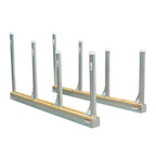 Aardwolf Bundle Rack Rails – 9 ft. 10 in. Timber-Topped Pair, 26 Post Pockets per Rail