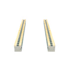 Aardwolf Bundle Rack Rails – 9 ft. 10 in. Timber-Topped Pair, 26 Post Pockets per Rail