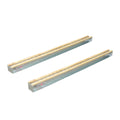 Aardwolf Bundle Rack Rails – 9 ft. 10 in. Timber-Topped Pair, 26 Post Pockets per Rail