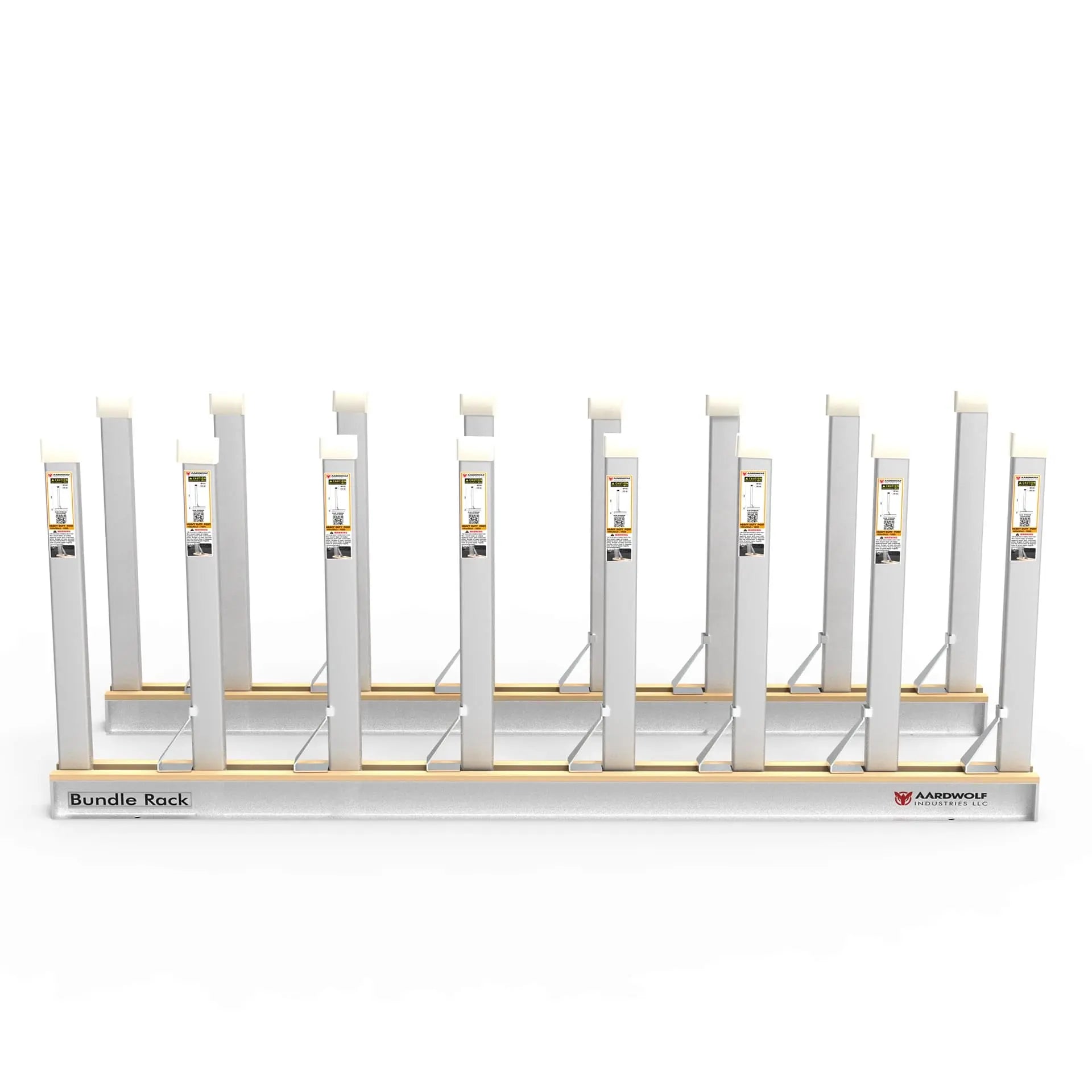 Aardwolf Bundle Rack Kit – 9 ft. 10 in. Rails with Eight 47-1/4 in. Posts and Bases