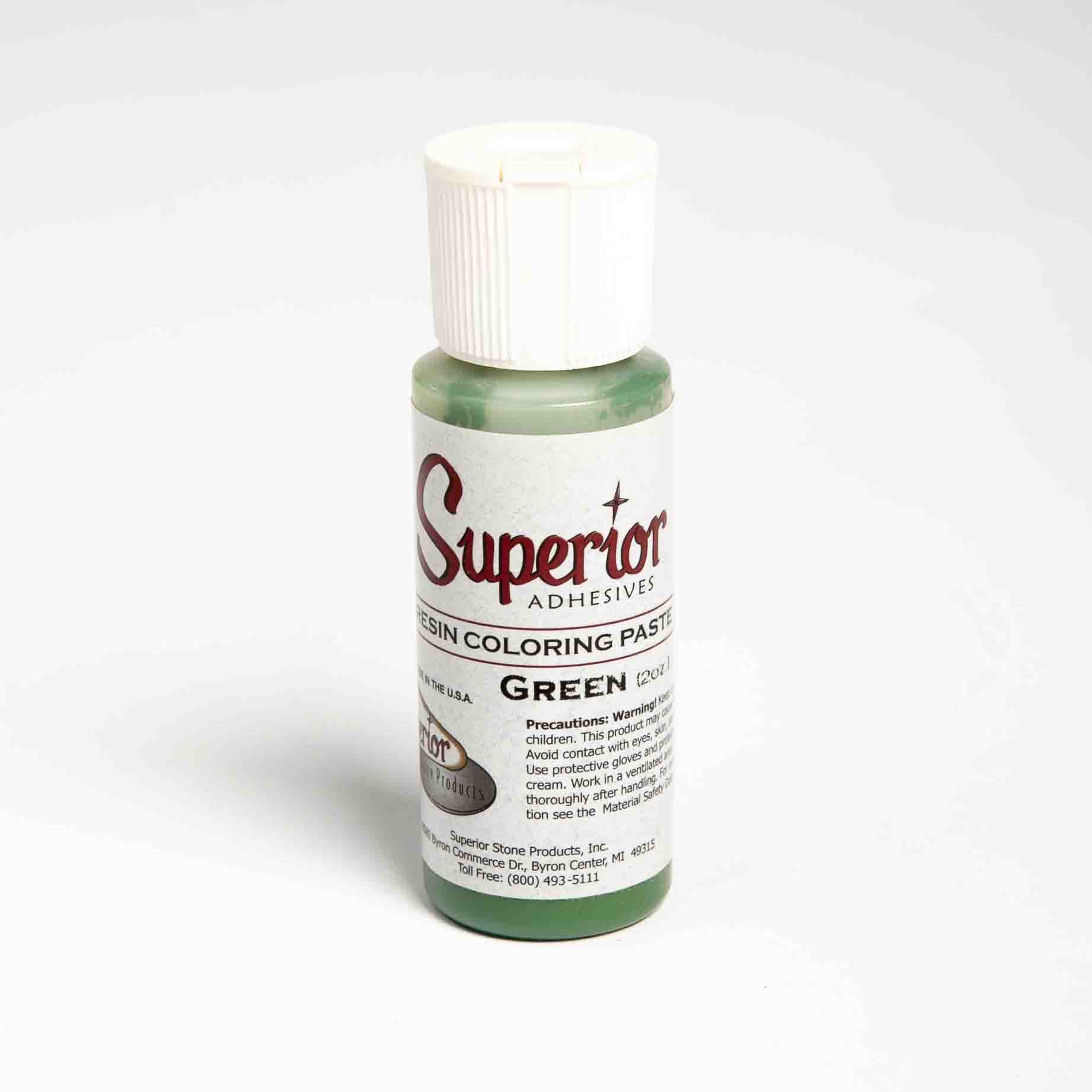 COLORING PASTE 2 OZ GREEN SUPERIOR 10