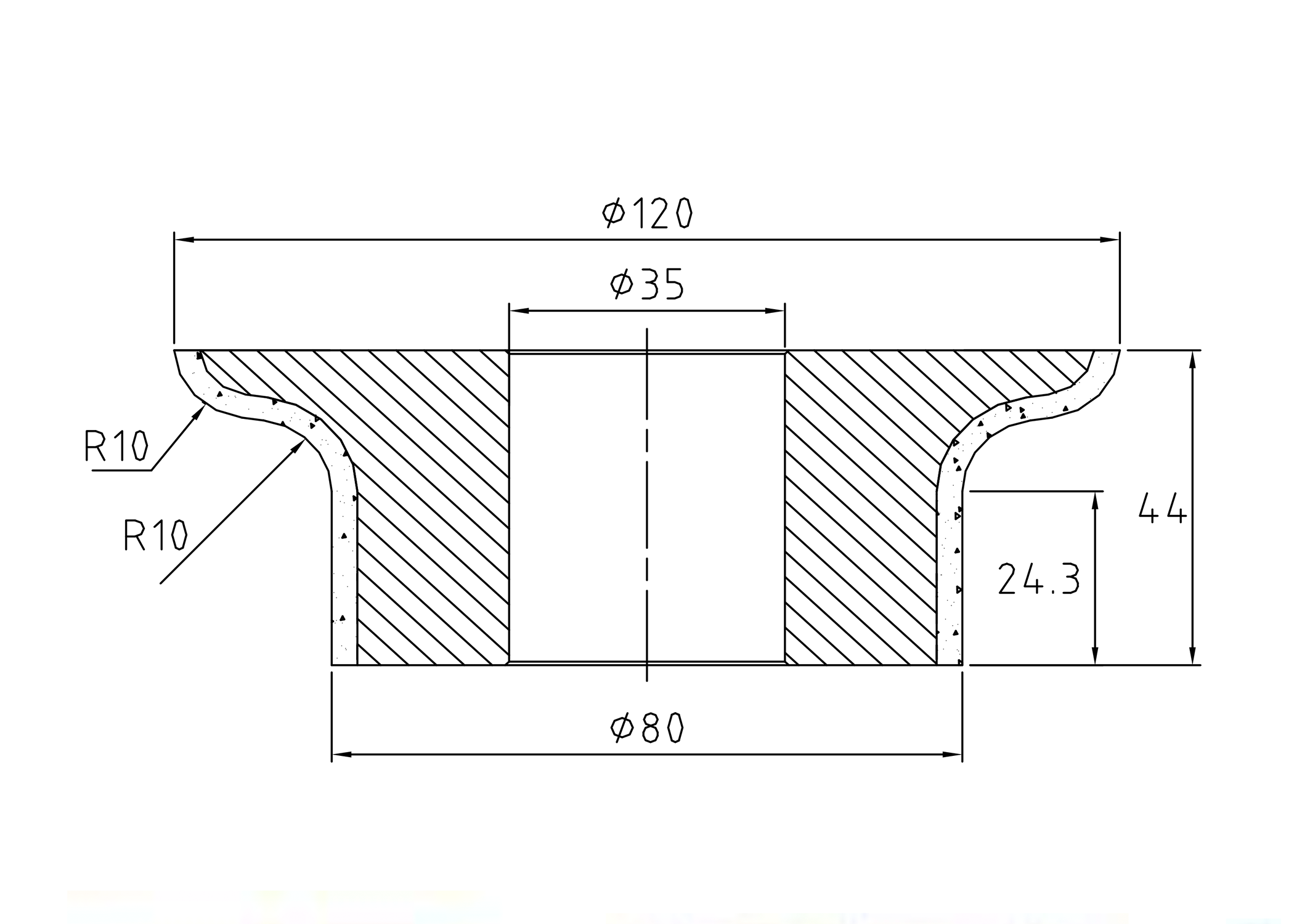 ROUTER FS40 POS.0 SEG DIAMOND 120MM