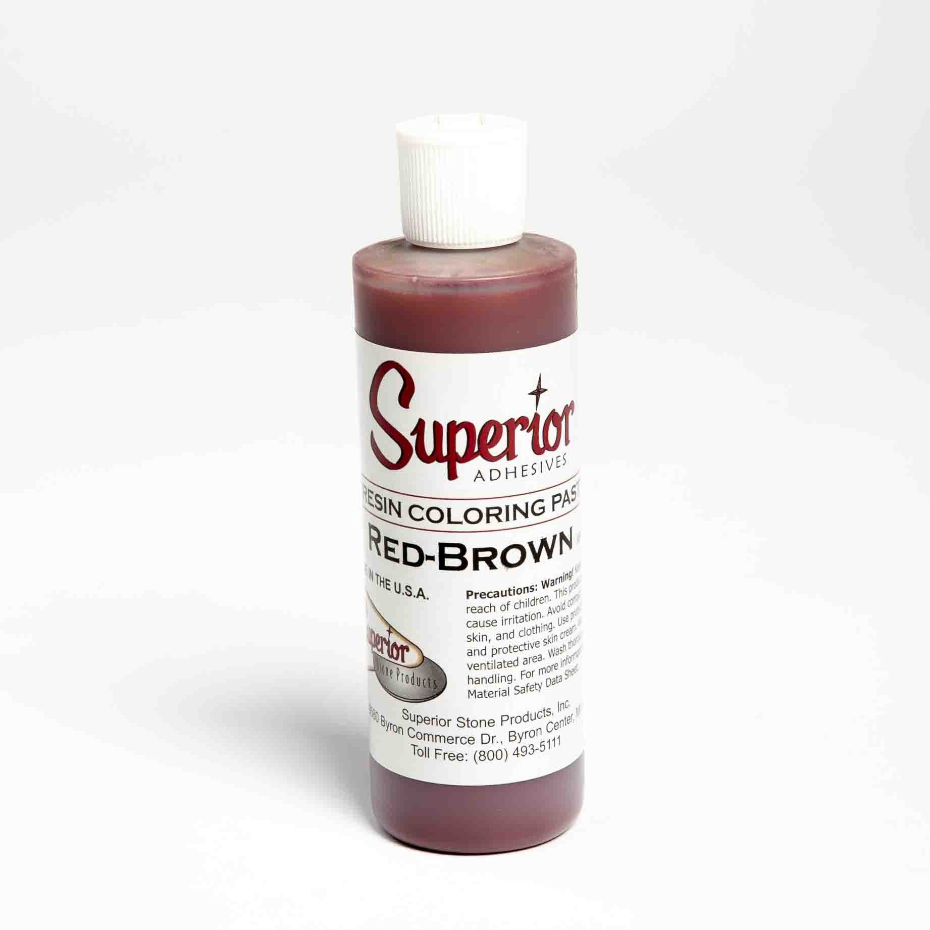 COLORING PASTE 8 OZ RED BROWN SUPERIOR
