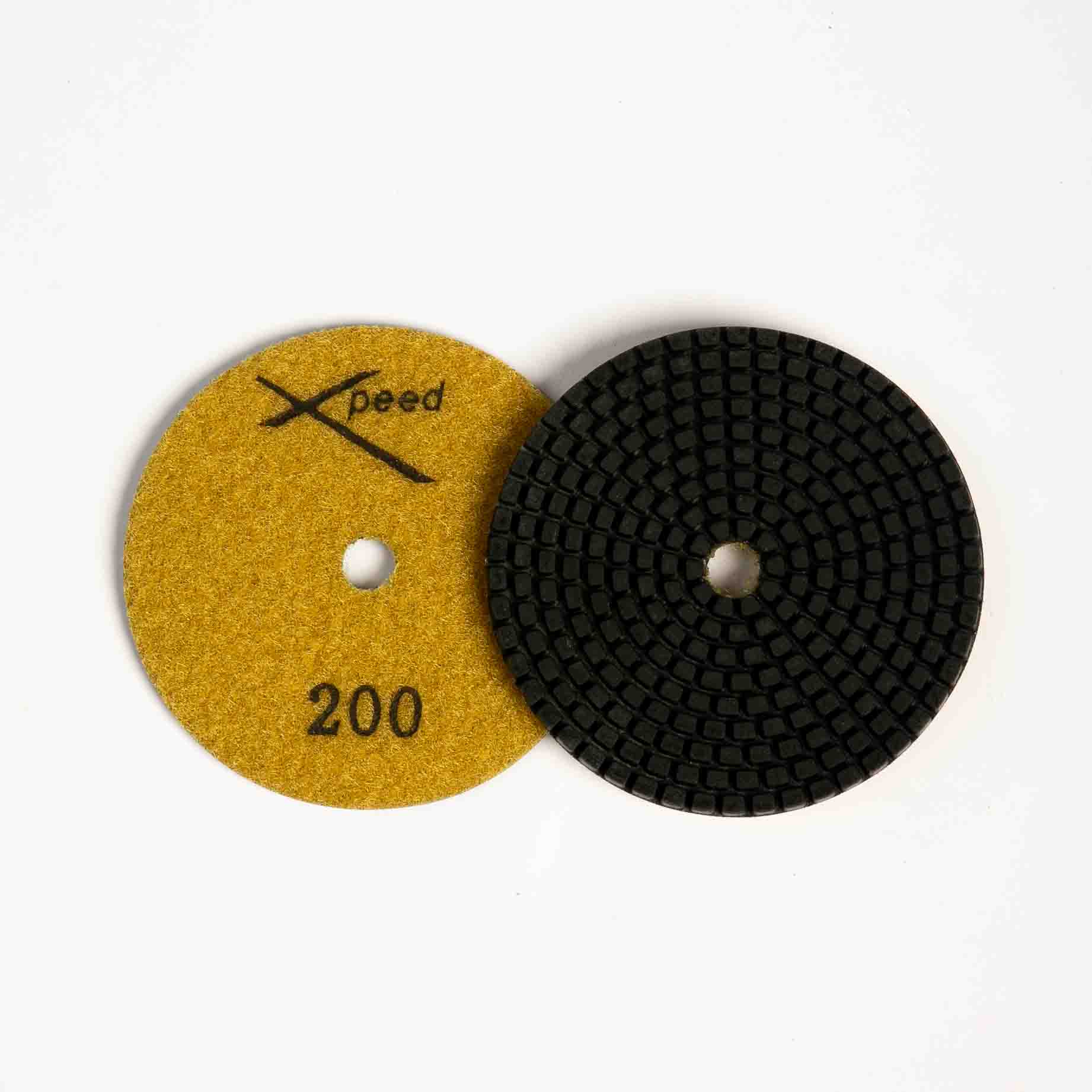 DISC 4 INCH VELCRO WET POLISH