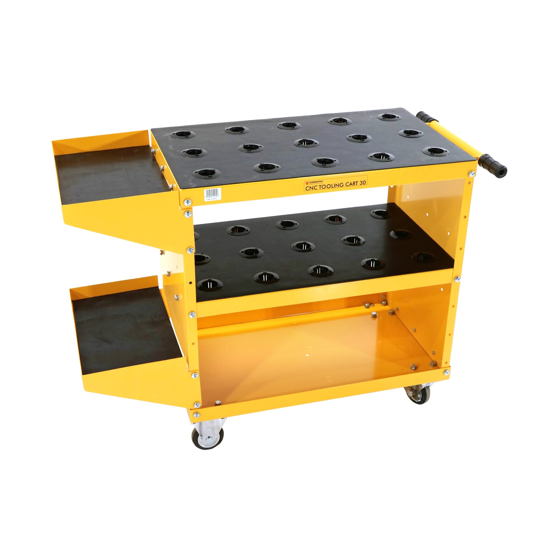 Aardwolf CNC Tooling Cart CNCTC30 – 30-Position Tool Holder on Casters