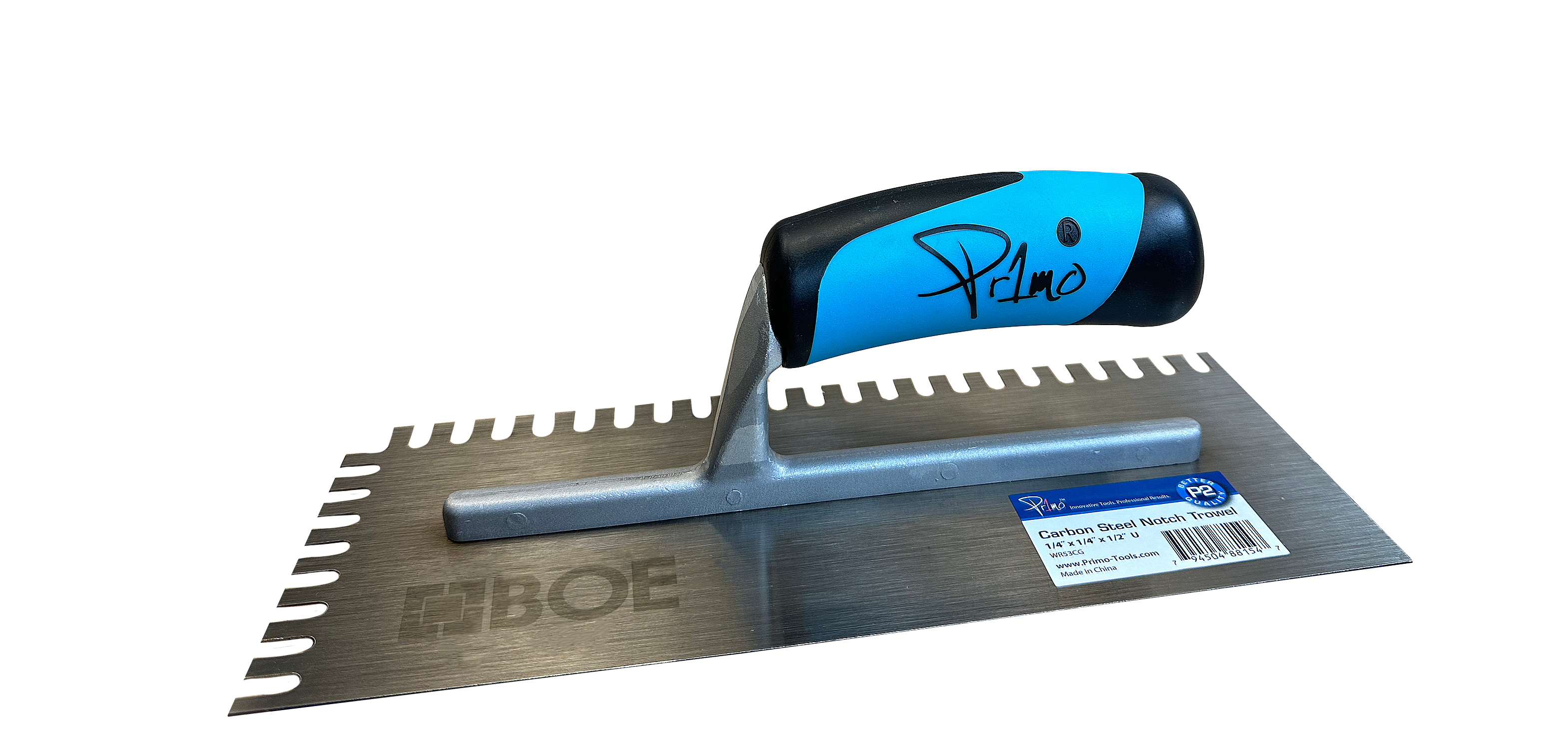 Primo U Notch Trowel - 1/4" x 1/4" x 1/2"