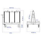 Aardwolf Demountable Frame DFF200 – 2,204 lb Rated Stone Transport Module
