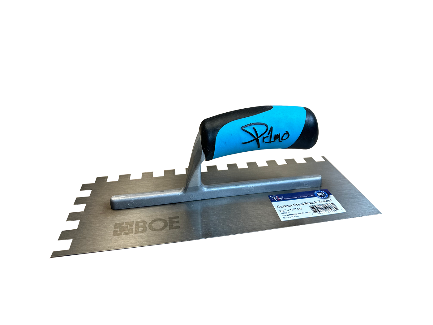 Primo Square Notch Trowel - 1/2" x 1/2" x 1/2"