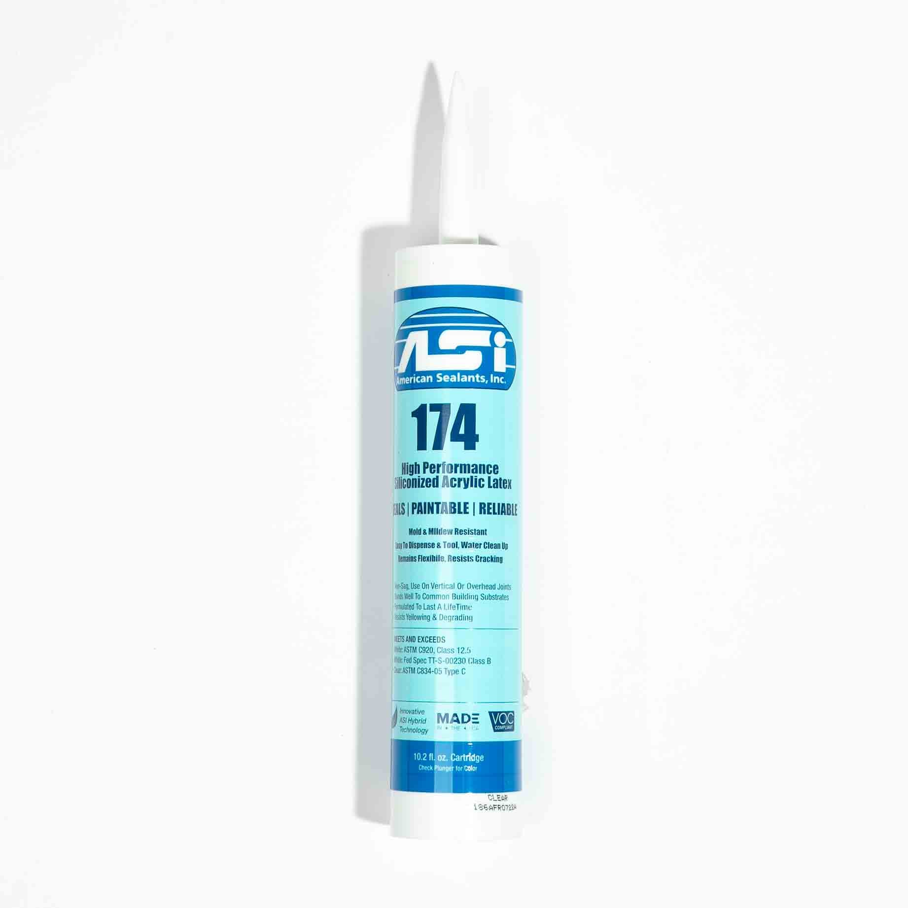 CLEAR CAULKING ASI 174 LATEX