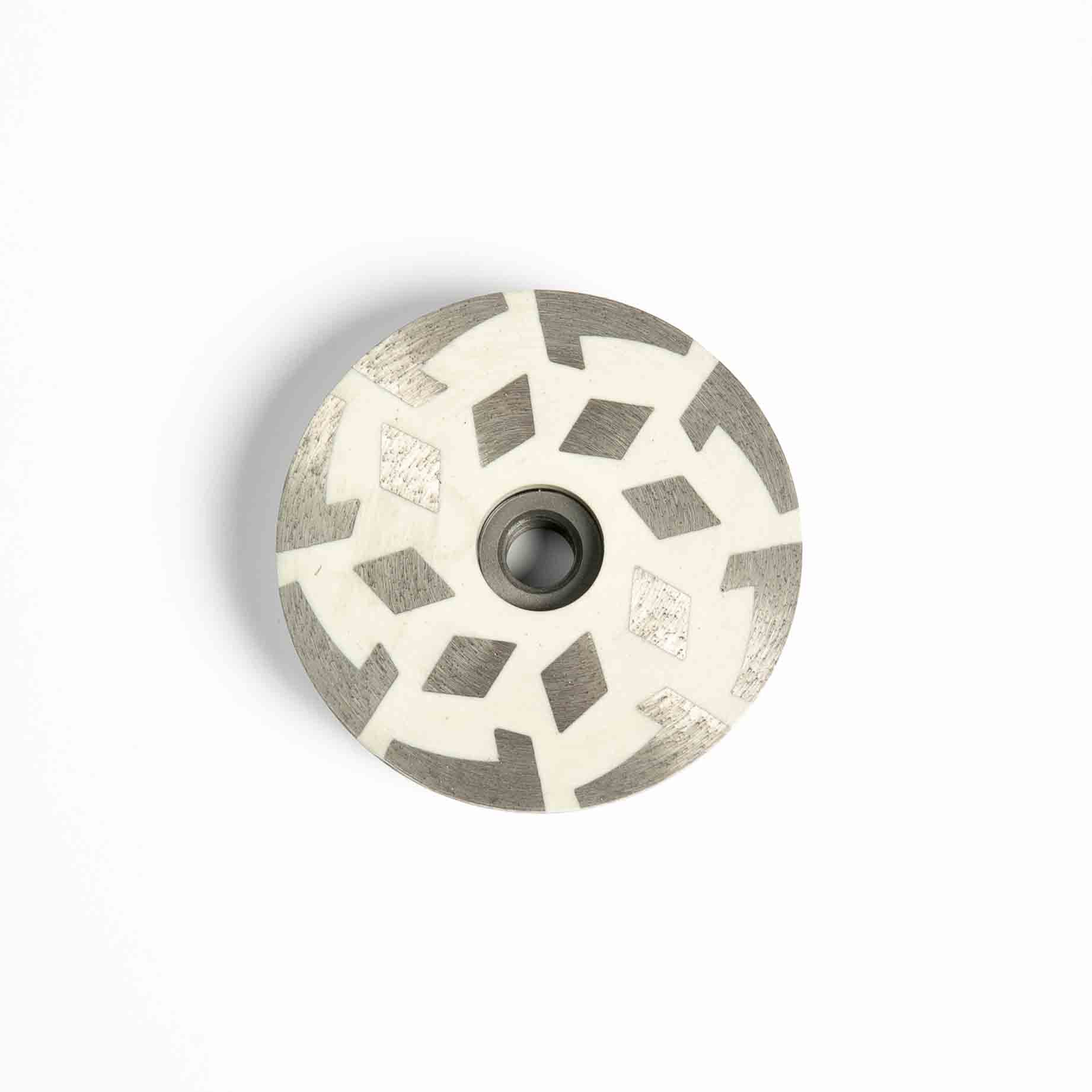 Zenesis Resin-Filled Diamond Cup Wheel – 4 in., Fine 120/140 Grit, Wet or Dry