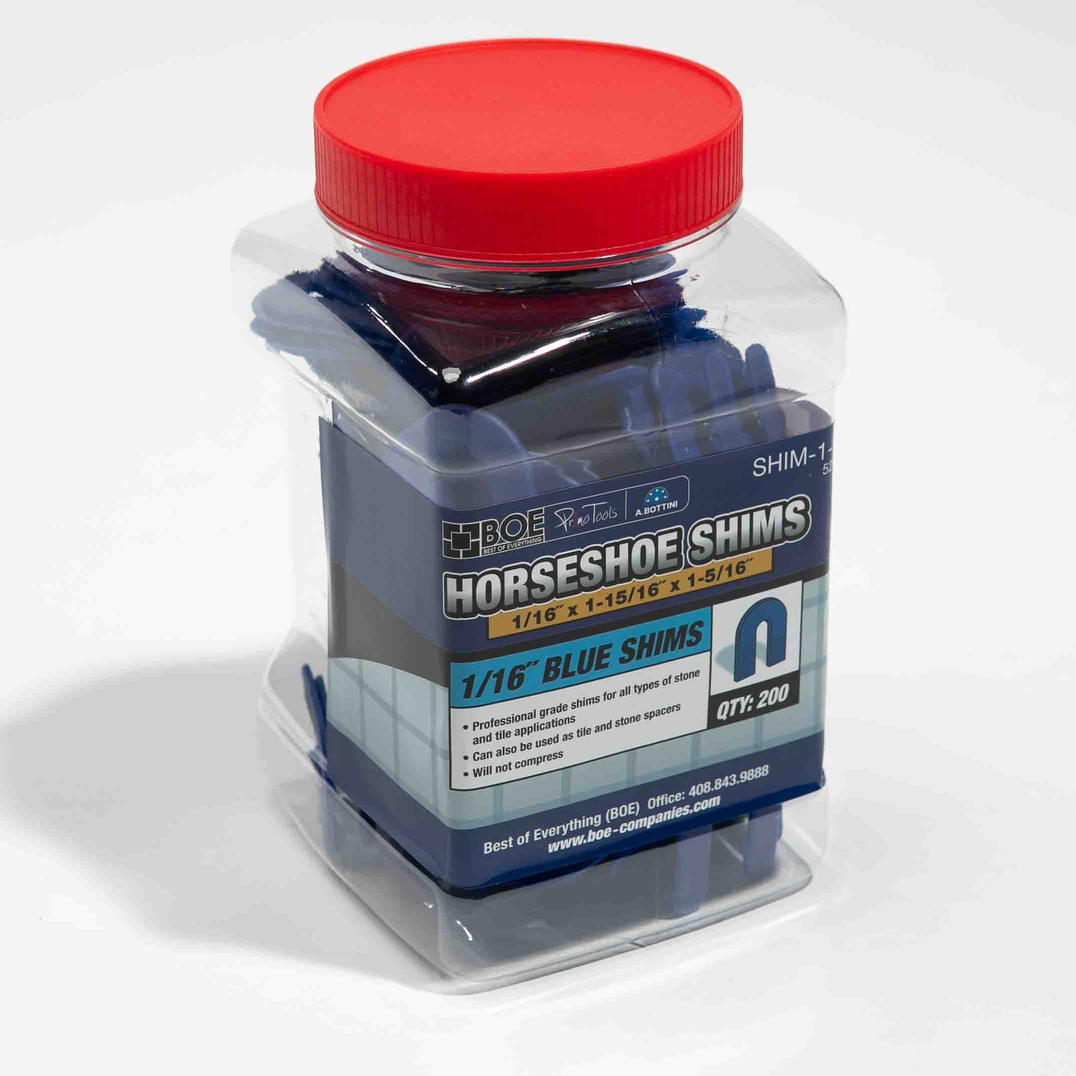 SHIMS 1/16 BLUE JAR 200/PC