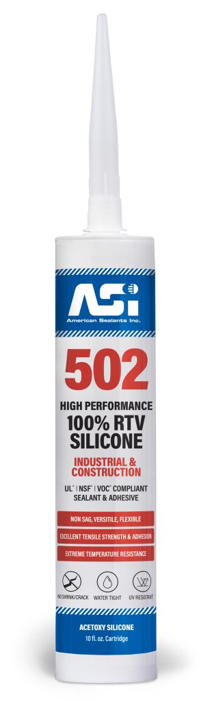TRANS WHITE ASI 502 100 PER RTV SILICONE
