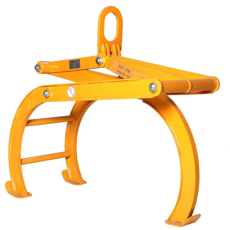 Aardwolf Rock Lifter Grapple ARL-800 – 14 in. to 31 in. Grip for Boulders and Stone