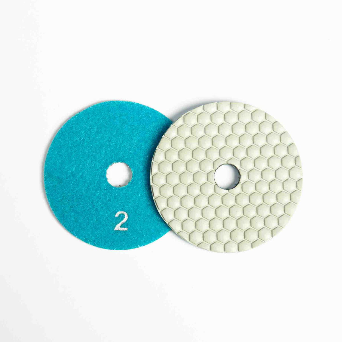 DISC 4 INCH STEP 1 DRY HONEYCOMB WHITE