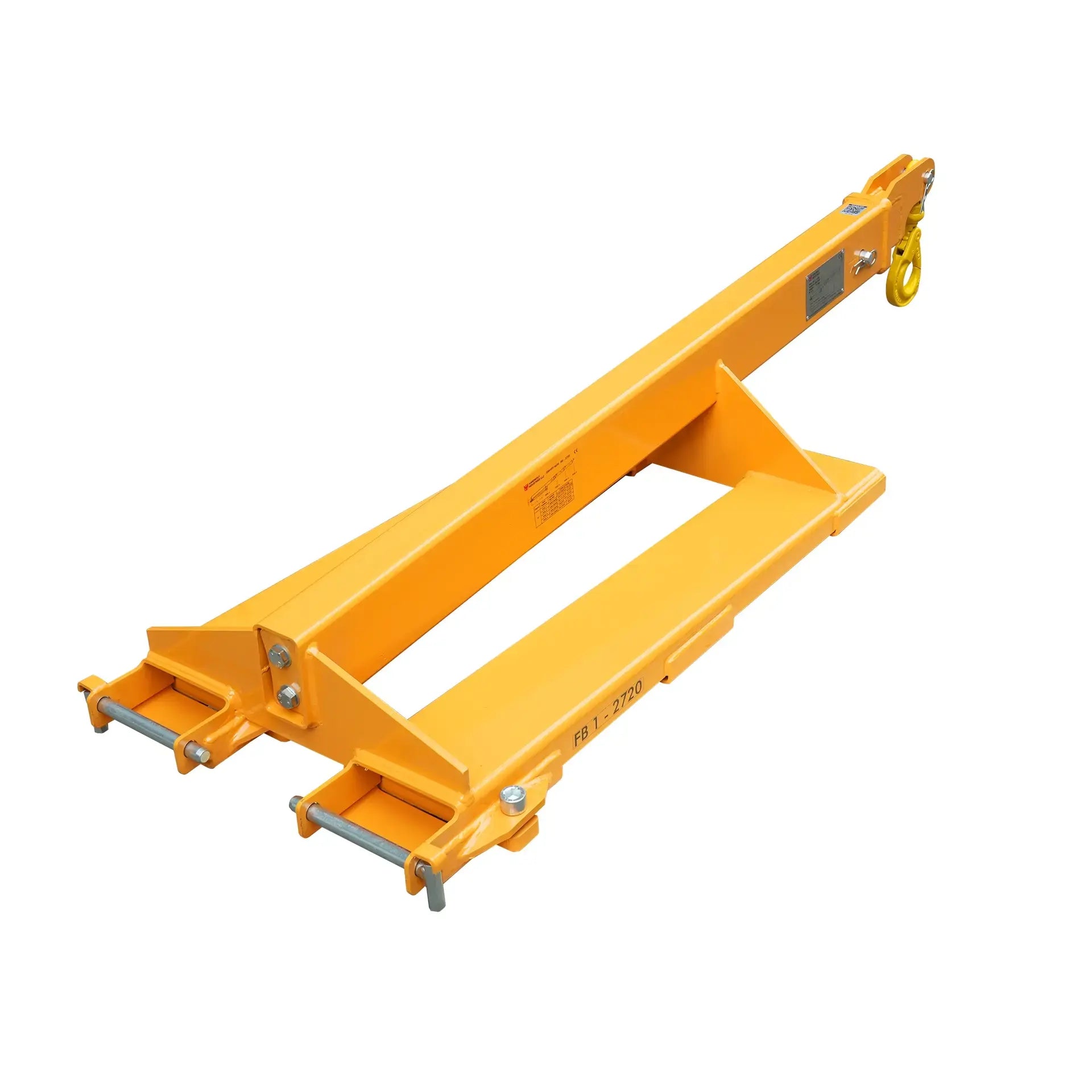 Aardwolf Forklift Boom FB1-2720 – Telescoping 107 in. Jib for Slab Handling