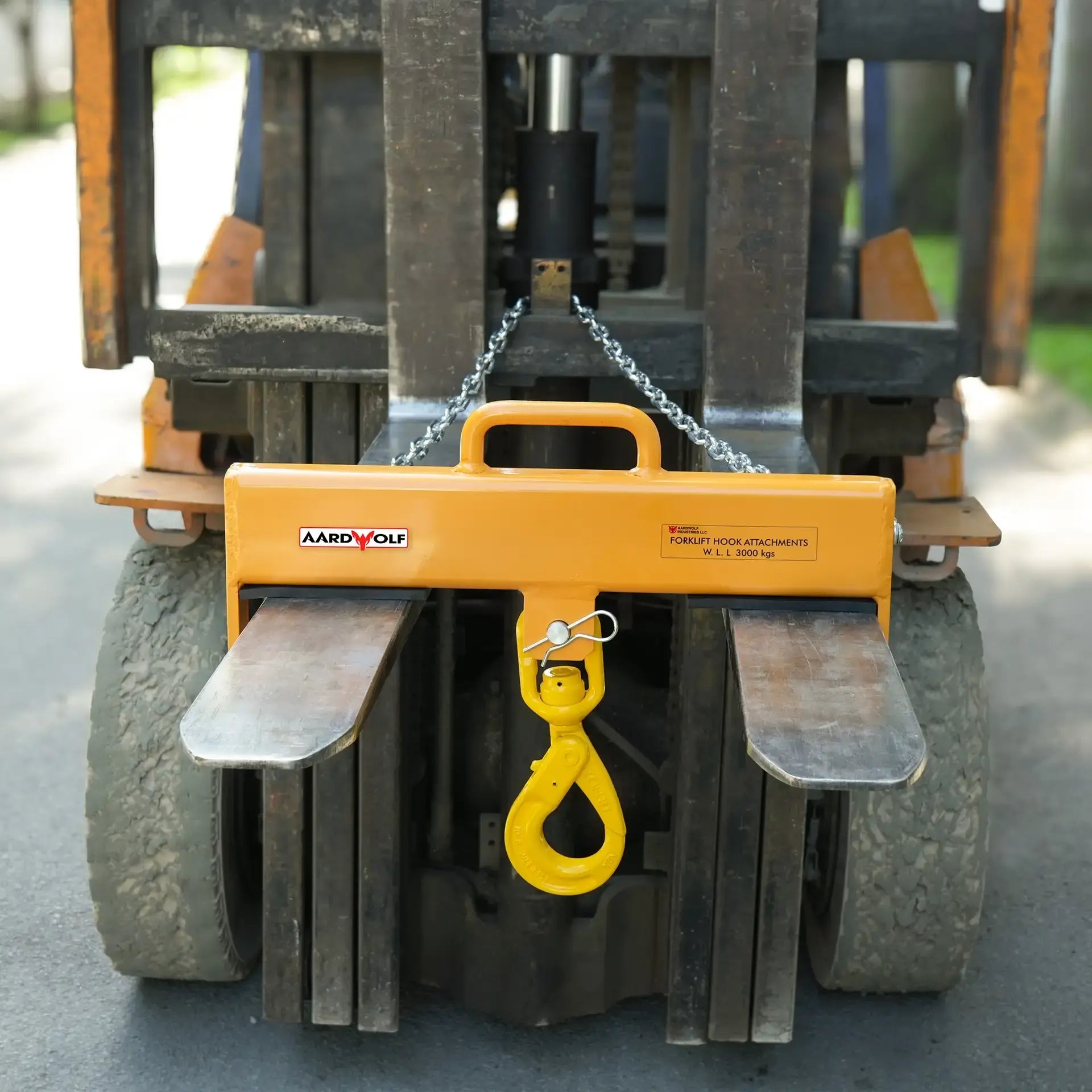 Aardwolf Fork Hook Attachment FHADF2 – Double-Blade 6,614 lb Mobile Crane Link