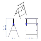 Aardwolf Fabrication Stand FS01 – Folding 1,433 lb Support for Oversize Tops