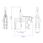 Aardwolf Monument Clamp GPM1500A – Automatic Latch for Heavy Fascia and Blocks