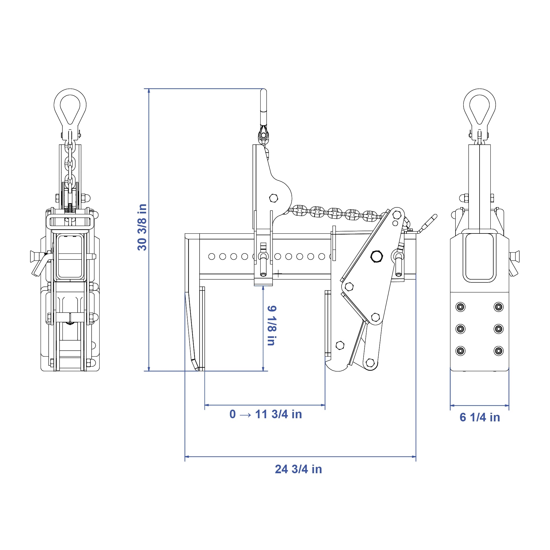 Aardwolf Monument Clamp GPM1500A – Automatic Latch for Heavy Fascia and Blocks