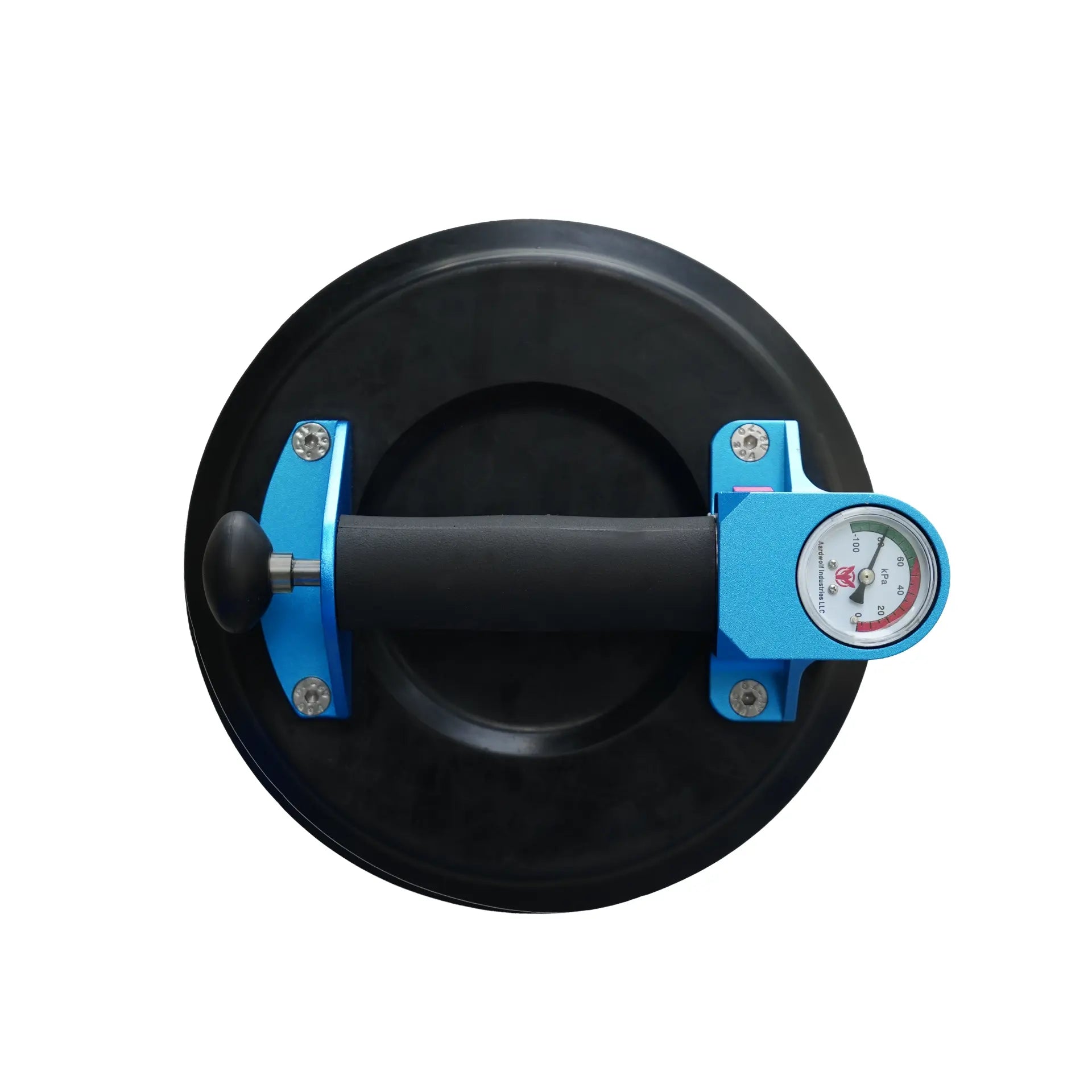 Aardwolf Hand Vacuum Cup Lifter HVC – Pull Pump with Gauge, 220 lb Grip