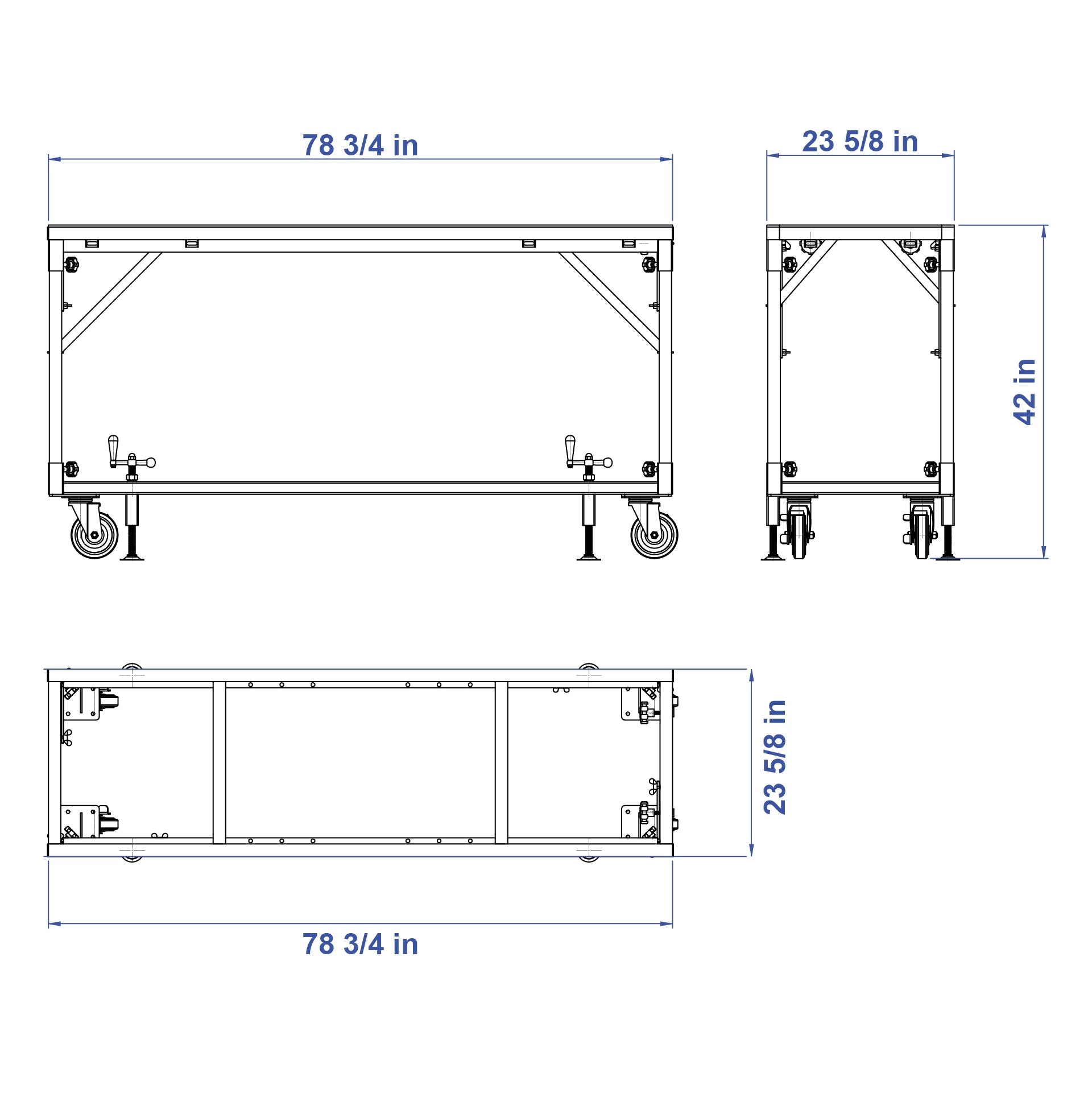 Aardwolf Premium Fabrication Table PFT01 – 992 lb Modular Stone Work Bench