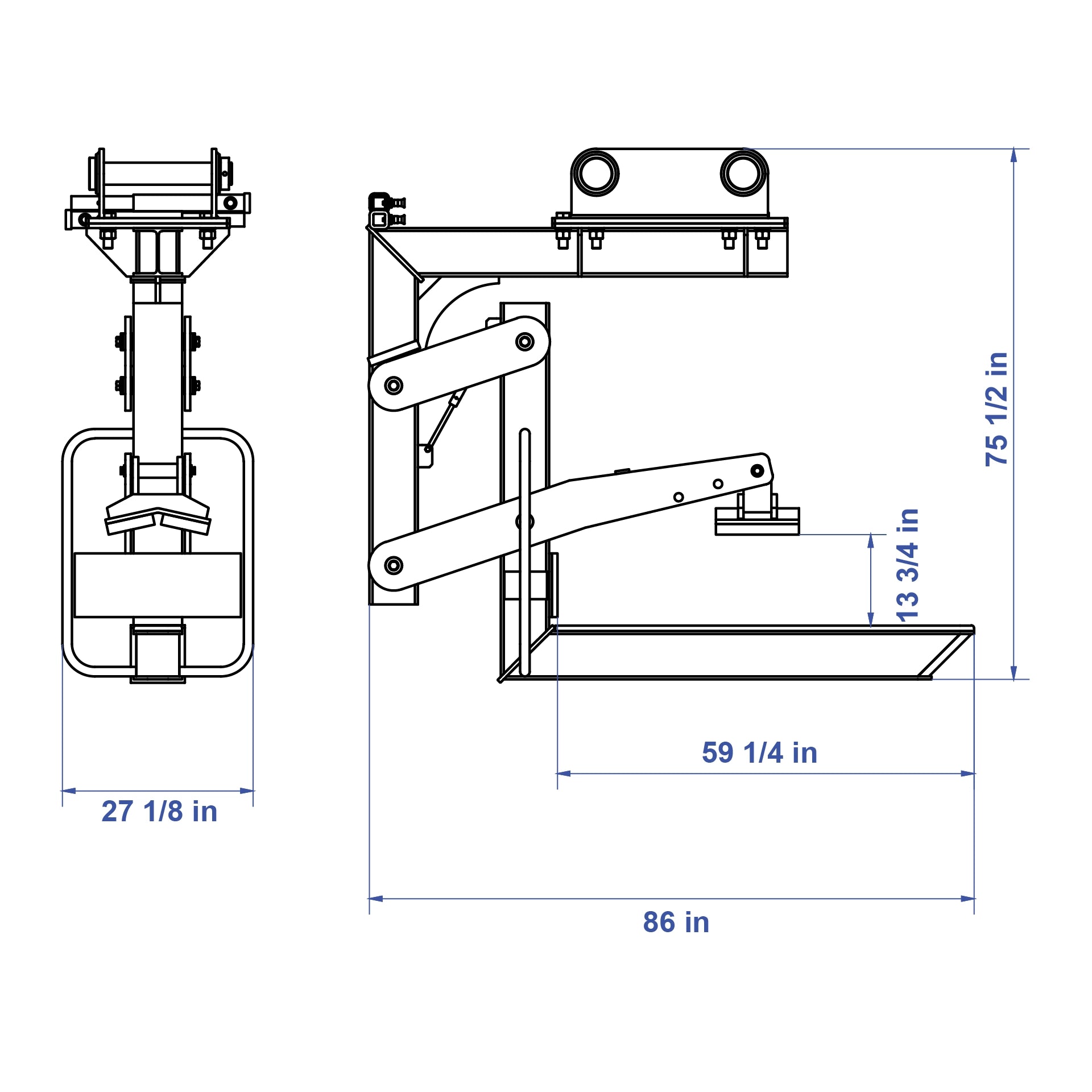 Aardwolf Pipe Handling Attachment PHA4000 – 8,818 lb Excavator Grab for Precast