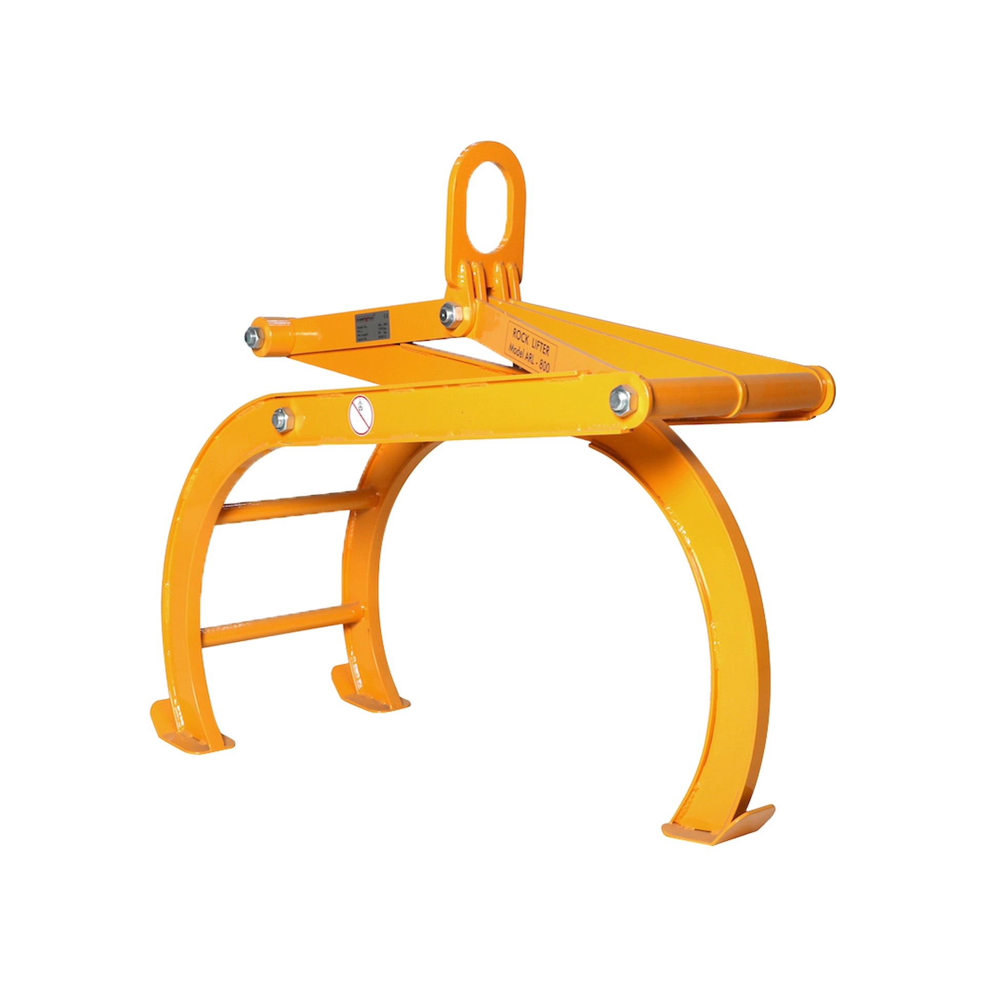 Aardwolf Rock Lifter Grapple ARL-800 – 14 in. to 31 in. Grip for Boulders and Stone