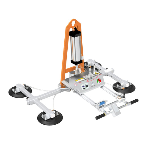 Aardwolf Manual Rotate Vacuum Glass Lifter AVGLP4-MR-250 – 551 lb Panel Turner