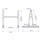 Aardwolf Storage A-Frame Heavy Duty – 33,069 lb Working Load Limit