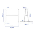 Aardwolf Storage A-Frame Standard – 26,455 lb Working Load Limit